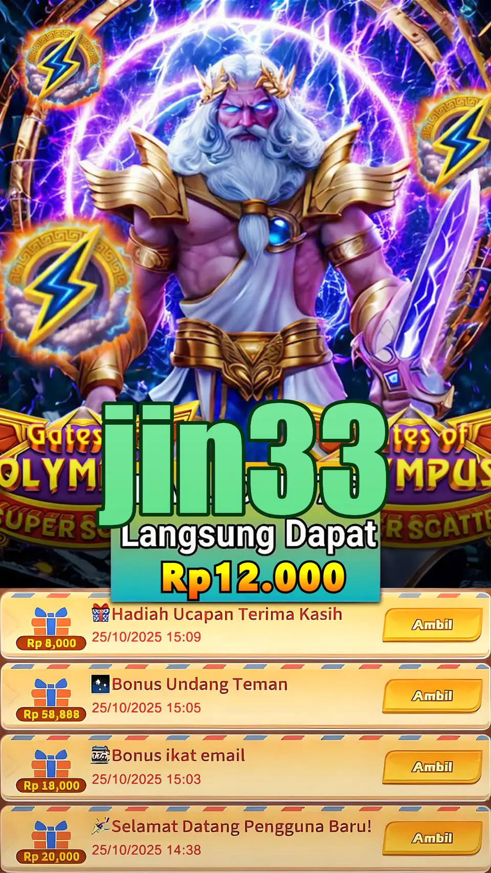 jin33 Masuk